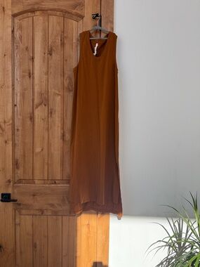 lululemon athletica Sleeveless Maxi Dress in Burnt Orange